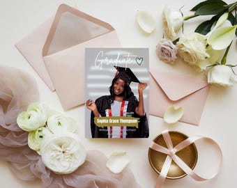 Digital Graduation Invitation, Graduation Party, Graduation Invitation, Congrats to the Grad flyer, Class of 2025 flyer, Grad Announcement