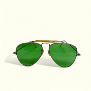1930er bis 1940er Jahre Vintage Aviator Sonnenbrille