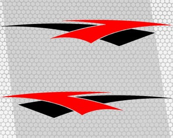 2 Pcs RV Car Truck OffRoad Boat Trailer Side Accent Decals Graphics Stripes | Decor Side Stripes for any vehicle cut vinyl decal adhesives