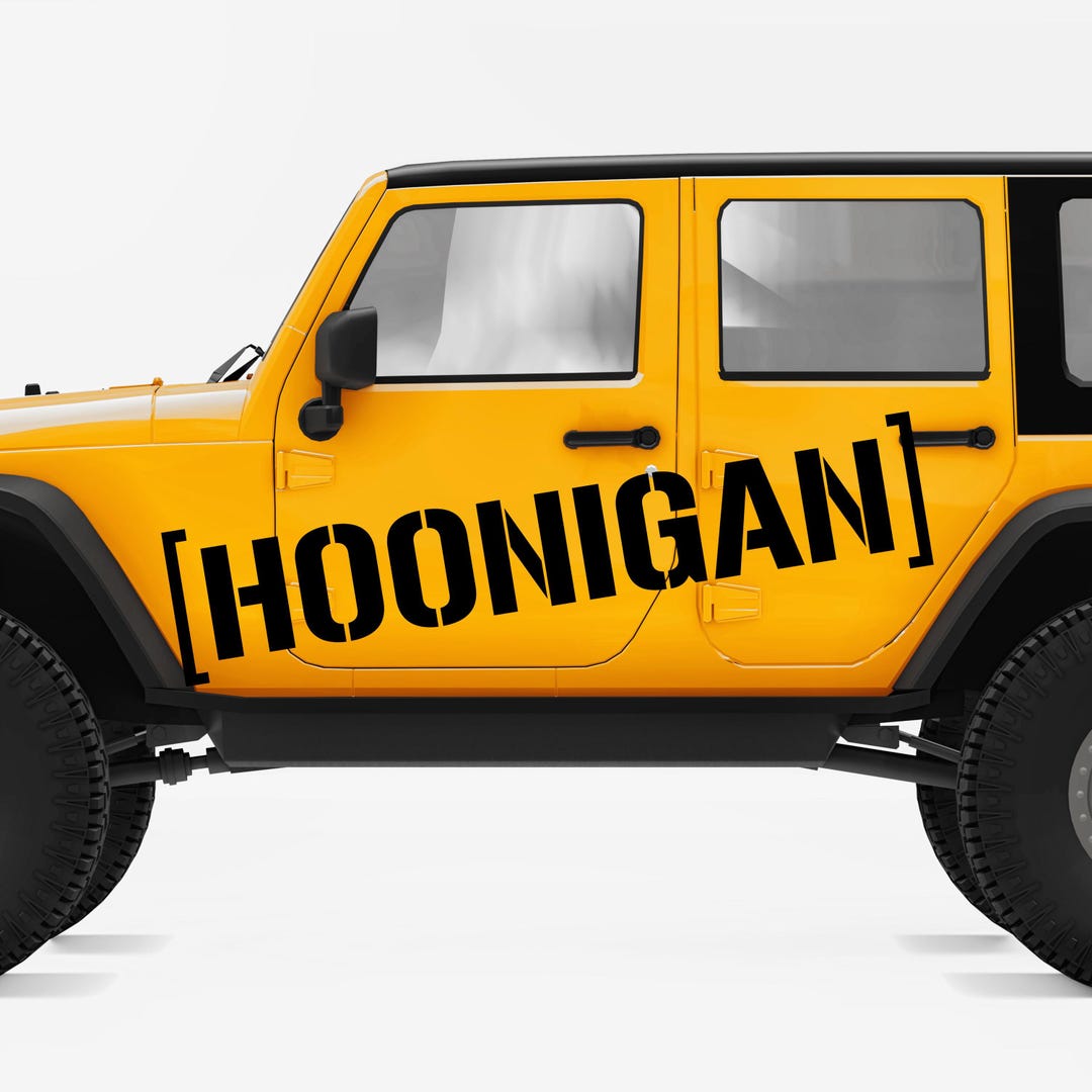 Hoonigan Sticker Bomb Set 2 Pcs HQ Hoonigan Emblem Graphic Decals | Motorsport Drifting ...