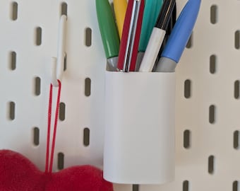 Skadis Pegboard Pen Holders - IKEA Desk Organizer, Pack of 2