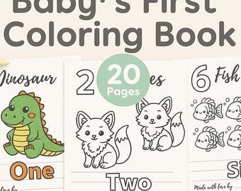 Baby Shower Activity | Keepsake Gift Book for Guests | Memory Coloring Pages for Mom-to-be, Baby Shower Game PDF PNG Printable