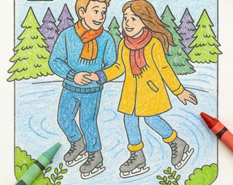 Adult Coloring Pages, Cozy Couple Moments, Coloring Book, 10 Digital Printable Everyday Scenes PDF + PNG