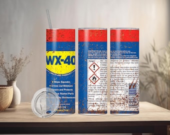 WX-40 Tumbler Wrap PNG: Mechanic Gift (Digital Download)