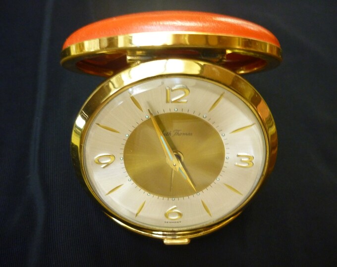 Vintage Antique SETH THOMAS Travel Alarm CLOCK Etsy