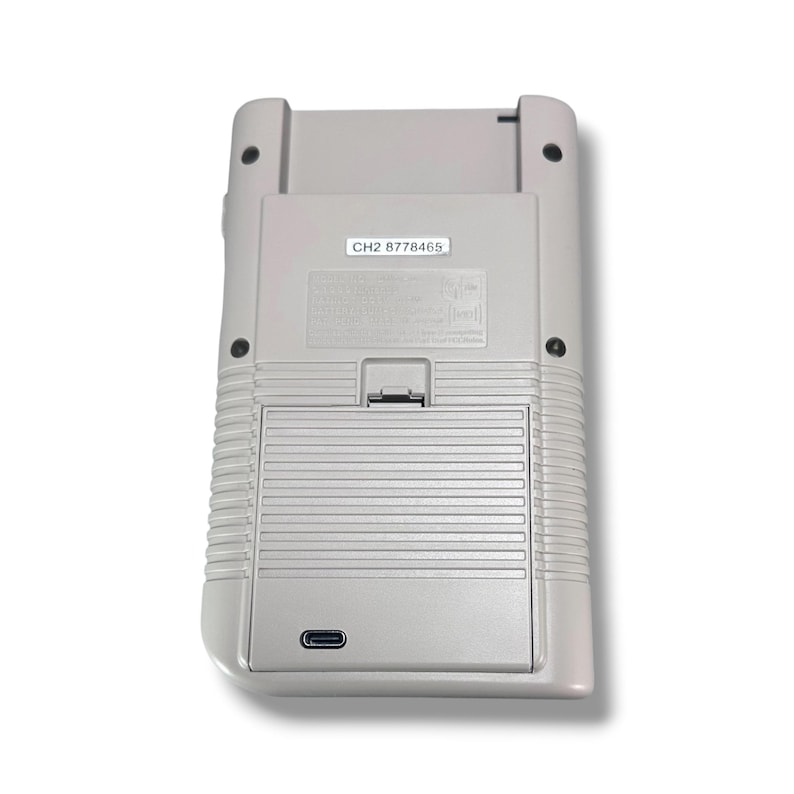 Nintendo Game Boy Classic DMG-01 Grå IPS Q5 Skärm/Batteri Mod Nytt Fodral - Handhållen Retro Gaming - Vintage Retro Spelkonsol bild 11