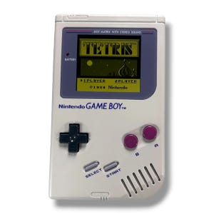 Nintendo Game Boy Classic DMG-01 Grå IPS Q5 Skärm/Batteri Mod Nytt Fodral - Handhållen Retro Gaming - Vintage Retro Spelkonsol bild 17