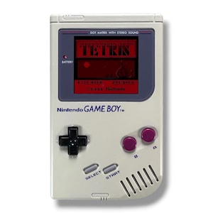 Nintendo Game Boy Classic DMG-01 Grå IPS Q5 Skärm/Batteri Mod Nytt Fodral - Handhållen Retro Gaming - Vintage Retro Spelkonsol bild 13