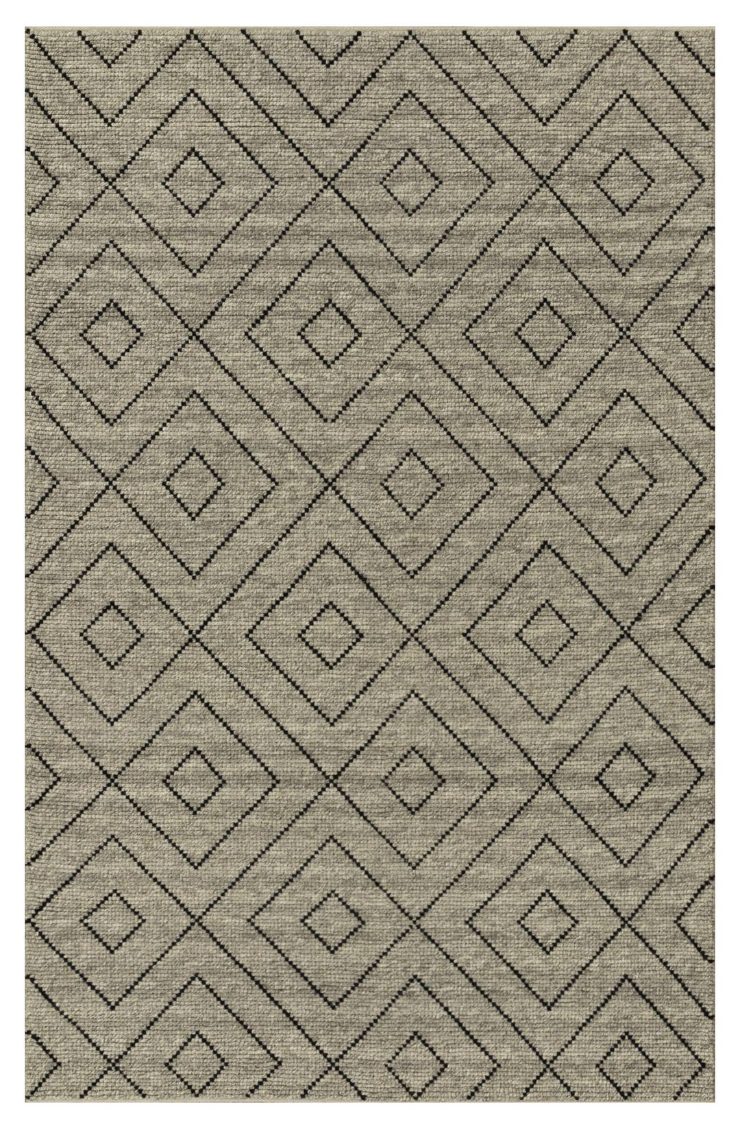 Triangular Carpet Pattern Handwoven Triangle Pattern Dhurrie Rug Geometric Flat Weave Cotton Rug ...