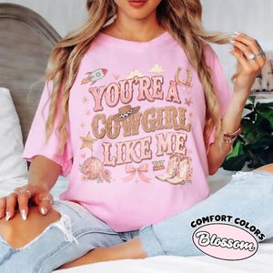 Retro You're A Cowgirl Like Me Comfort Colors® Shirt, Disney Toy Story 5 Shirt, You've Got A Friend in Me Tee, Disney Family Matching Trip image 4