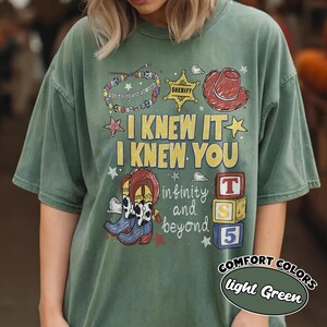 I Knew It I Knew You Comfort Colors® Shirt, TS & Toy Story 5 Friendship, Nostalgic Toy Story 5 Inspired, Disney Family Matching Trip Shirt image 5