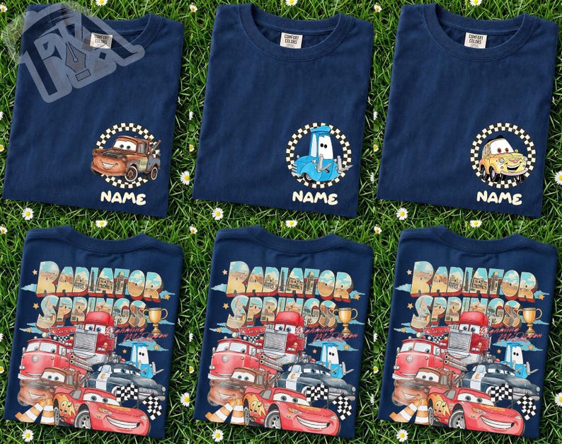 Custom Disney Cars Two Sides Shirt, Radiator Springs Family Trip T-shirt, Personalize Lightning McQueen Mater Mack Shirt, Cars Land Tee bild 3