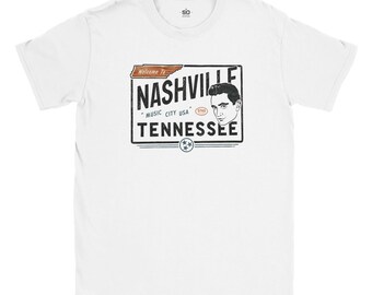 Vintage Nashville Tennessee T-Shirt | Music City USA Graphic Tee | Country Music Shirt | Retro Western Cowboy Gift