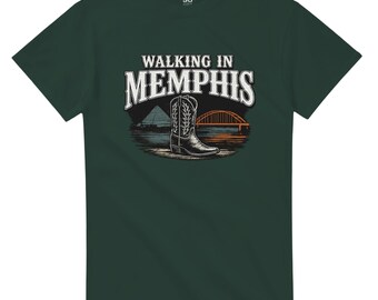 Walking in Memphis Shirt | Vintage Memphis Tennessee T-Shirt | Country Western Graphic Tee | Southern Music Gift