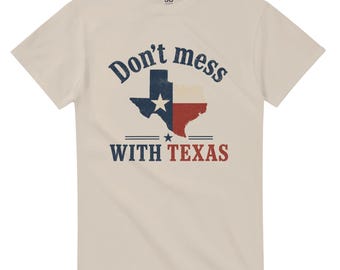 Don't Mess With Texas Shirt, Vintage Texas Graphic Tee, Western Cowboy T-Shirt, Rustic Lone Star State Tee