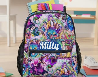 Mochila de lona personalizada de Demon Hunter de Kpop de 30 cm: regalo para fans