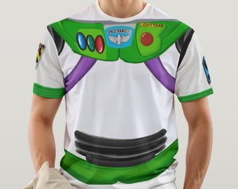 Buzz Lightyear Costume Shirt , Toy Story Cosplay Tee, Rundisney T-Shirt