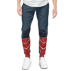 Captain America-kostuum-trui met capuchon en broek, Sam Wilson-cosplay afbeelding 4