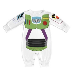 Buzz Lightyear Infant Costume - Toy Story Baby Romper - Pixar Cosplay Apparel