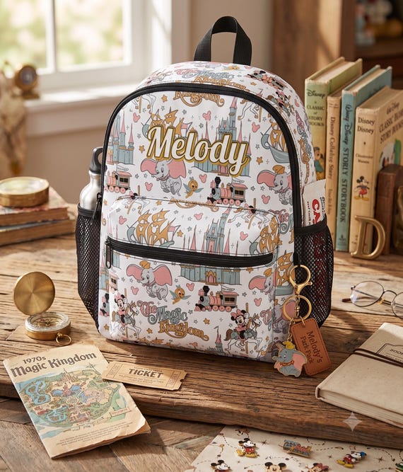 disney themed mini backpack Loungefly Minnie Vacation Style Poolside | Minnie Mouse Bags & Backpacks Standard an applique Disney Parks x Loungefly Unisex