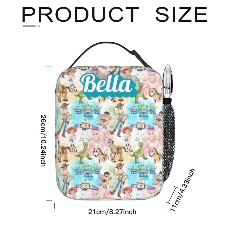 Conjunto de mochila y bolsa para el almuerzo de Toy Story, Disney Woody, Buzz y Jessie, paquete de mochila de 17 pulgadas. imagen 13