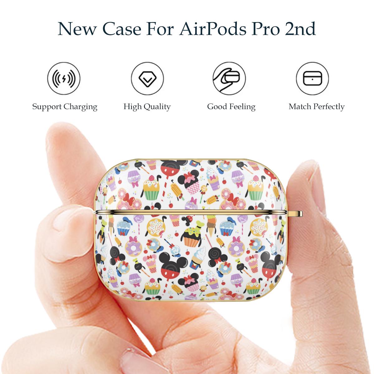 CASSETiFY Disney AirPods Pro 1/2ケース Mickey & Friends Airpods Pro 2 Case, Mickey Mouse Headphone Case