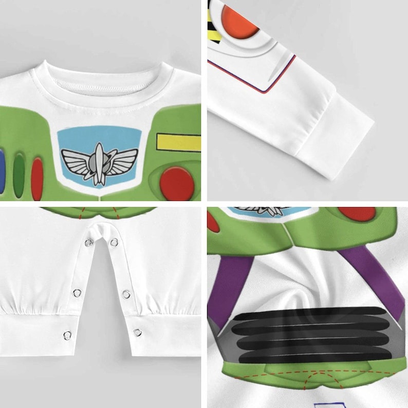 Pelele Bebé Toy Story | Disfraz de Buzz Lightyear para Bebé y Toddler imagen 7