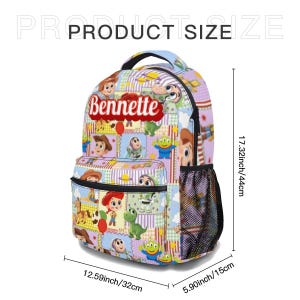 Toy Story rugzak en lunchtasset, Disney Woody, Buzz & Jessie 17-in schooltassenbundel afbeelding 12