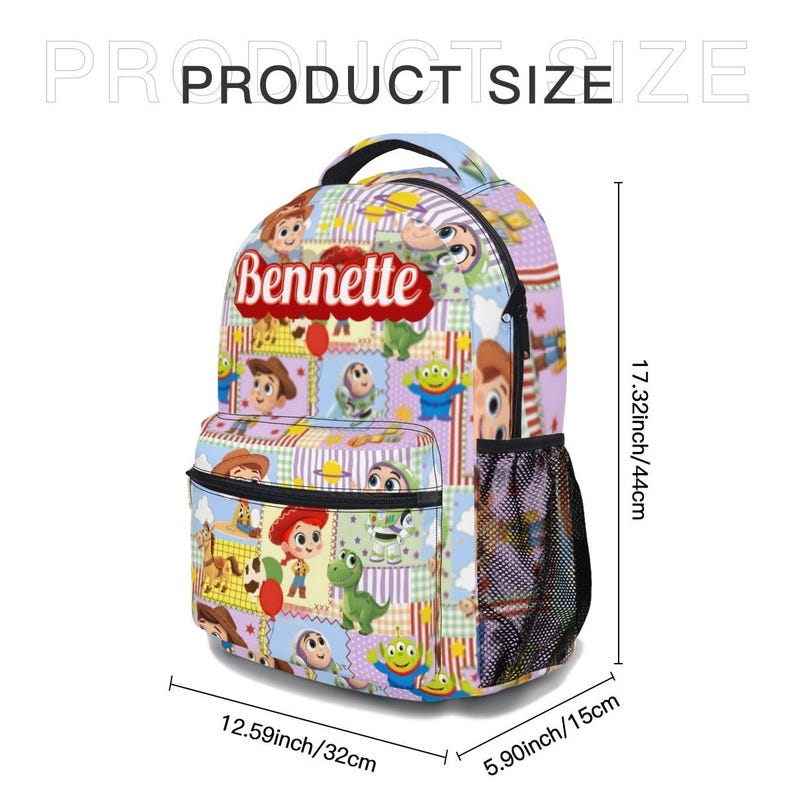 Toy Story rugzak en lunchtasset, Disney Woody, Buzz & Jessie 17-in schooltassenbundel afbeelding 12