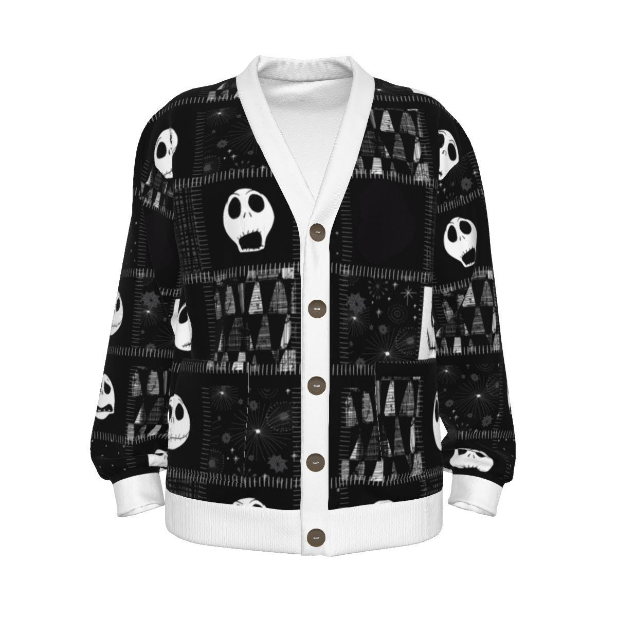 Discover Jack Skellington Unisex Cardigan ,  Nightmare Before Christmas sweater