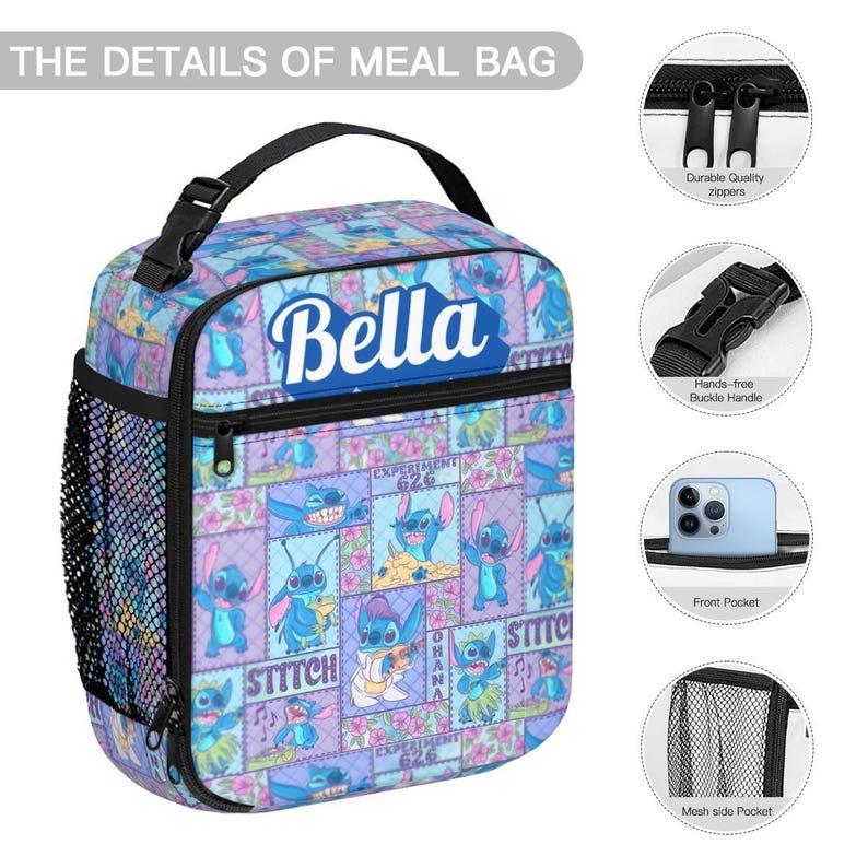 Lilo & Stitch 17in Backpack Bundle with Matching Lunch Bag image 11