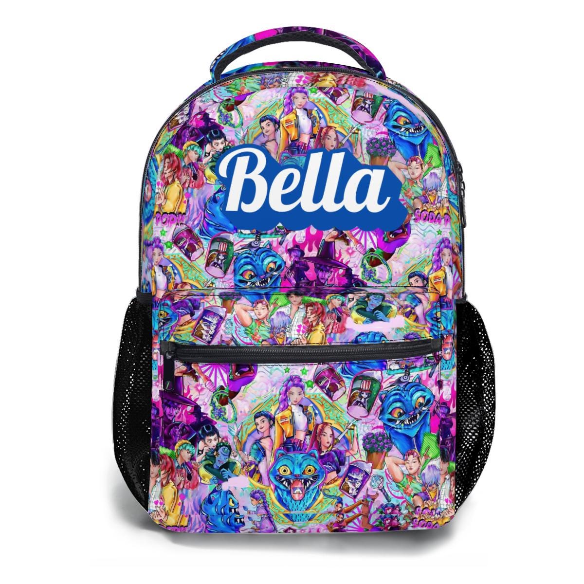 Discover Kpop Demon Hunter Backpack Bundle, Huntrix Backpack 17in Set with Matching Lunch Bag,