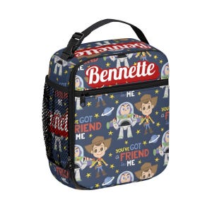 Buzz Lightyear and Woody Lunch Bag , Personalized Toy story lunch box image 9