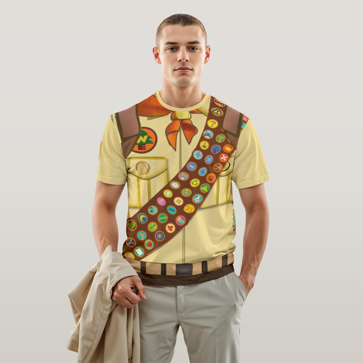 Dreamtop Lot de 9 costumes de scout – Accessoires de costume d'explorateur sauvage avec écharpes d'aventure, chapeau, foulard, drapeaux pour fête