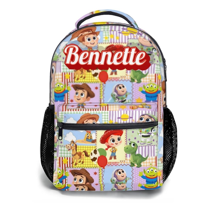 Toy Story rugzak en lunchtasset, Disney Woody, Buzz & Jessie 17-in schooltassenbundel afbeelding 5
