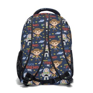 Personalized Toy Story 17in Backpack Bundle with Matching Lunch Bag, Custom Disney Backpack Set image 6