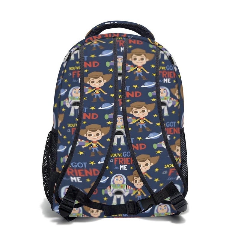 Personalized Toy Story 17in Backpack Bundle with Matching Lunch Bag, Custom Disney Backpack Set image 6