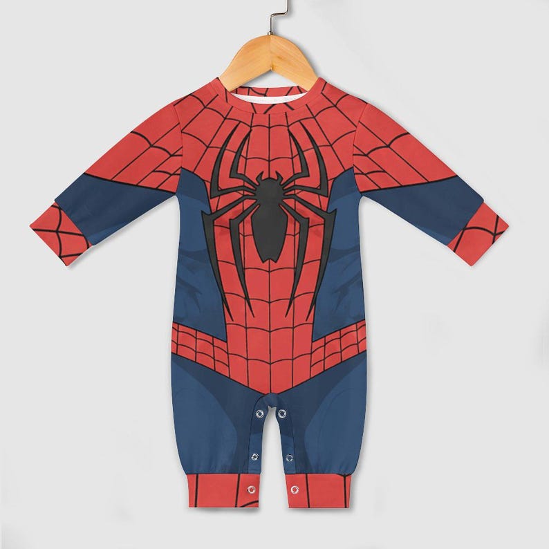 Spider-Man Baby Romper , Spiderman Costume , Disney Baby outfit image 7