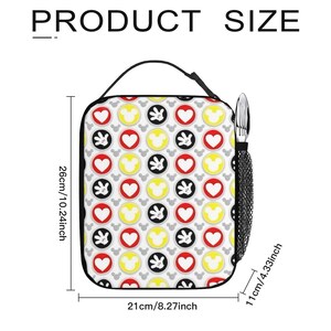 Gepersonaliseerde Mickey Mouse 17-inch rugzakbundel met bijpassende lunchtas, aangepaste Disney-rugzakkenset afbeelding 12