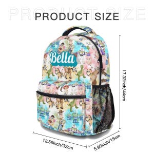 Conjunto de mochila y bolsa para el almuerzo de Toy Story, Disney Woody, Buzz y Jessie, paquete de mochila de 17 pulgadas. imagen 12