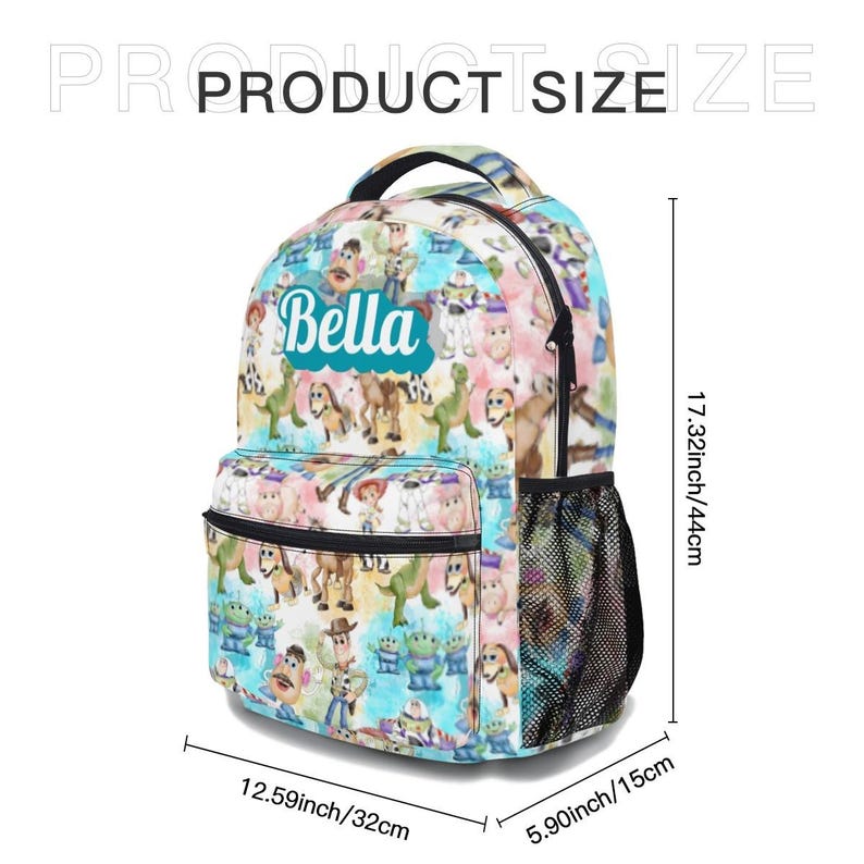 Conjunto de mochila y bolsa para el almuerzo de Toy Story, Disney Woody, Buzz y Jessie, paquete de mochila de 17 pulgadas. imagen 12
