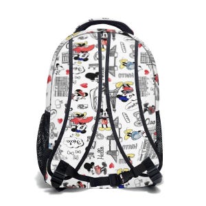 Personalized Mickey Mouse 17in Backpack Bundle with Matching Lunch Bag, Custom Disney Backpack Set image 4