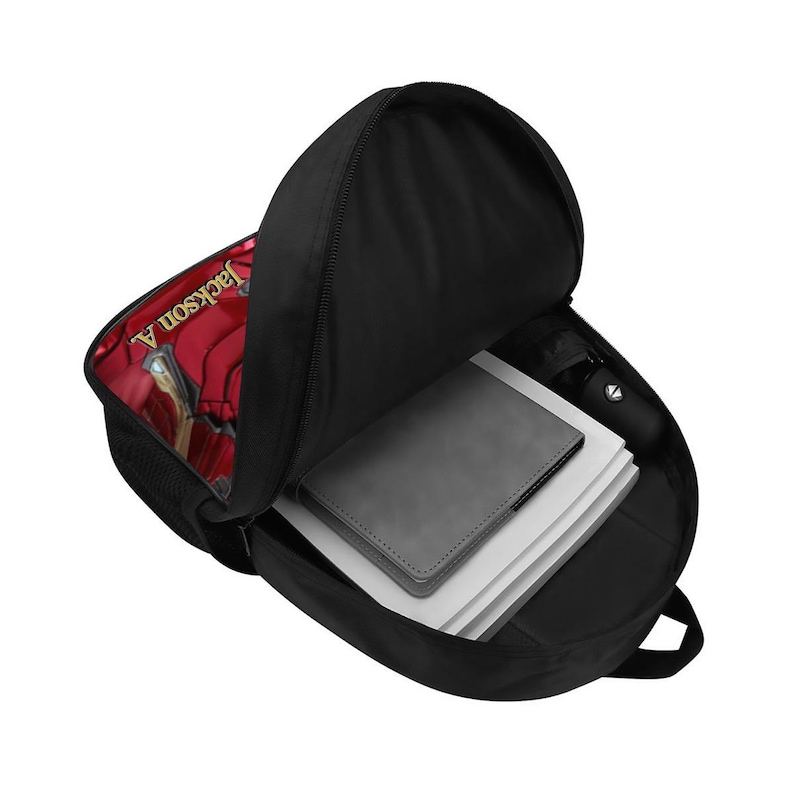 Mochila personalizada de Iron Man, regalo escolar de los Vengadores, 13 pulgadas imagen 5