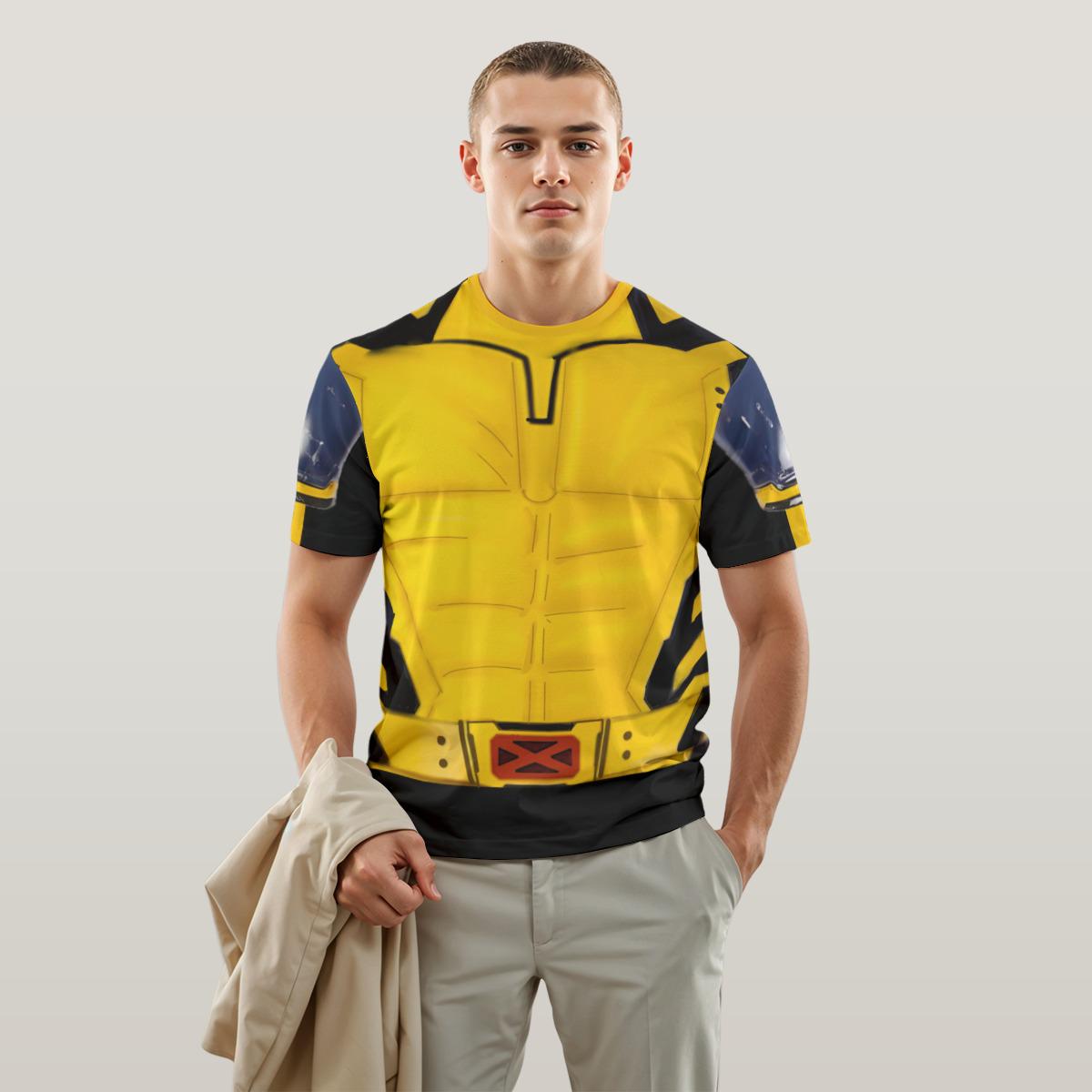 Discover Wolverine Costume T-Shirt, Deadpool Movie Cosplay, X-Men Graphic Tee