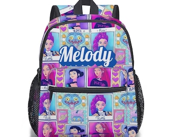 Nezuko Sac à Dos D'école Motif Demon Slayer 40,6 Cm Imprimé Recto Verso Pour Adolescents Cosplay