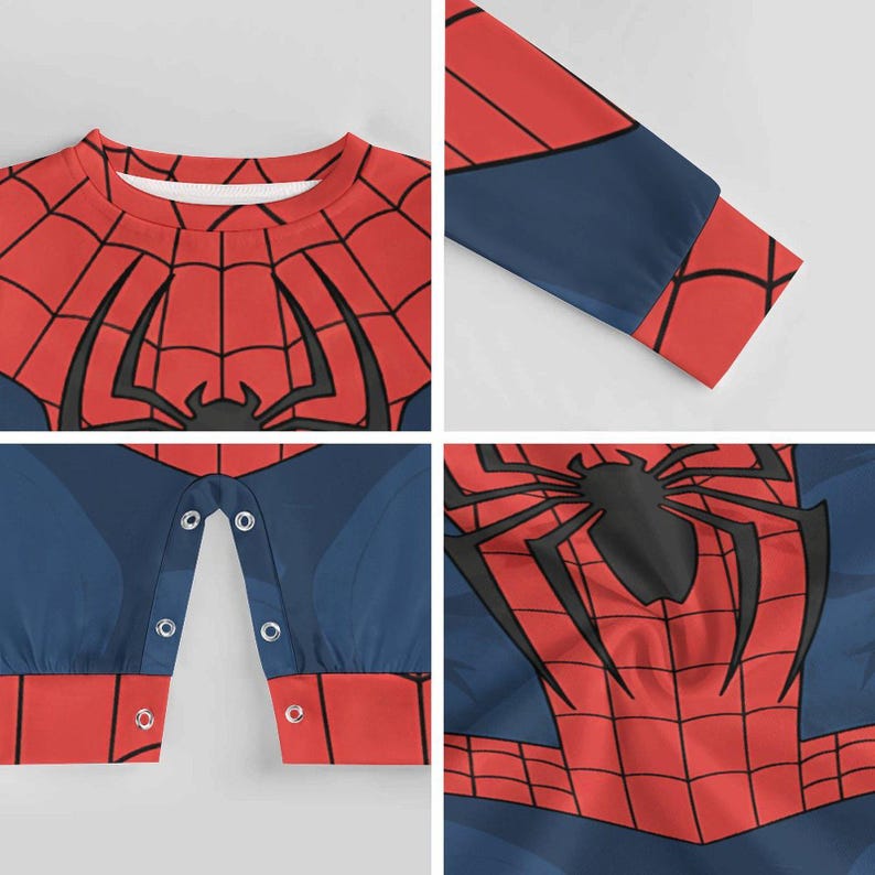 Spider-Man Baby Romper , Spiderman Costume , Disney Baby outfit image 10
