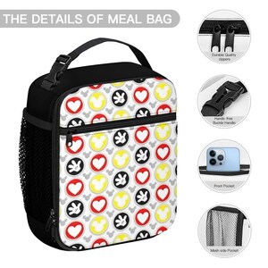 Gepersonaliseerde Mickey Mouse 17-inch rugzakbundel met bijpassende lunchtas, aangepaste Disney-rugzakkenset afbeelding 11