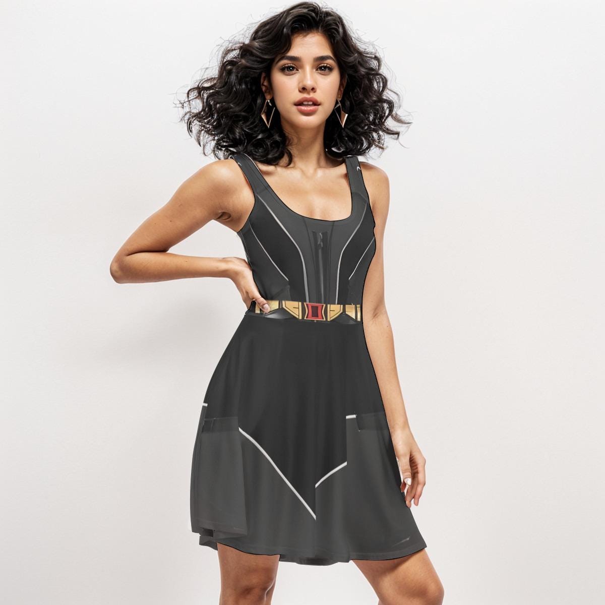 white christmas dresses Likely Natasha Gown in Black main image 0