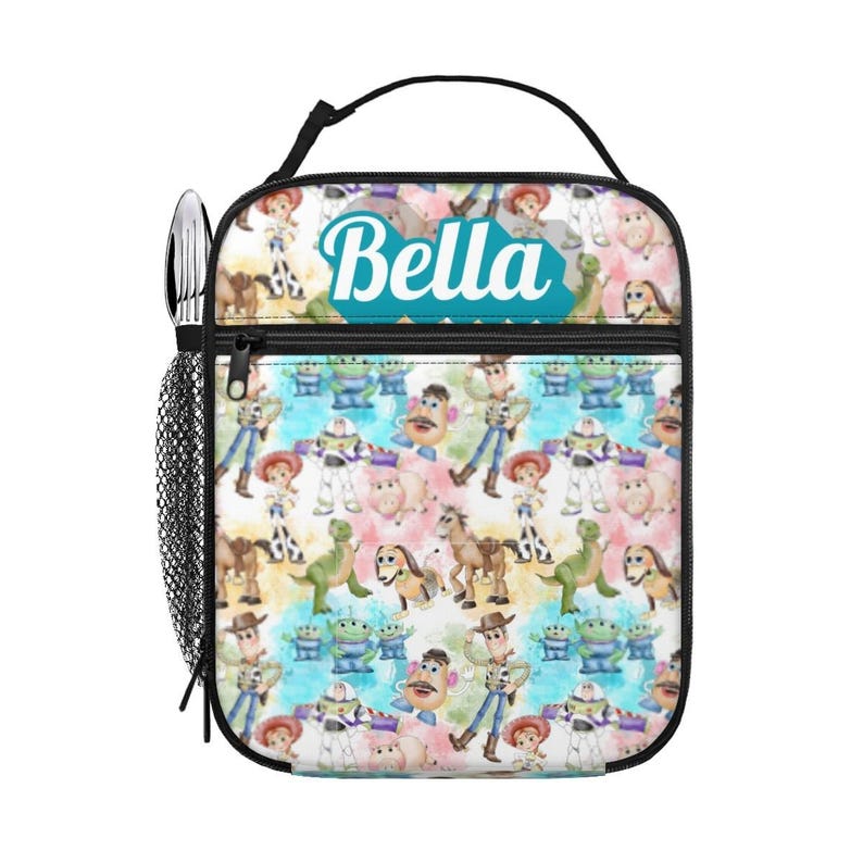 Conjunto de mochila y bolsa para el almuerzo de Toy Story, Disney Woody, Buzz y Jessie, paquete de mochila de 17 pulgadas. imagen 9