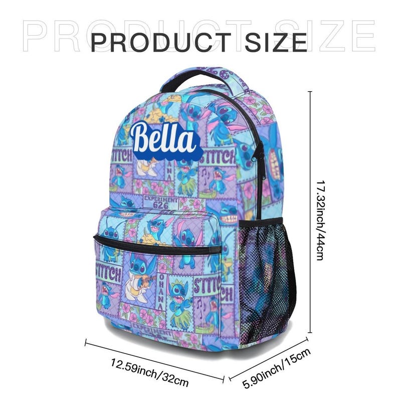 Lilo & Stitch 17in Backpack Bundle with Matching Lunch Bag image 12